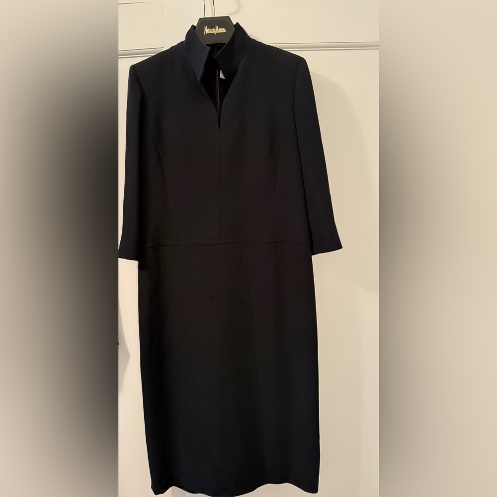 MAX MARA Black Long Sleeve Dress